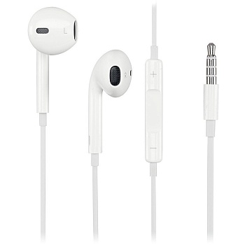 Наушники Apple EarPods (3.5 мм) (MNHF2ZM/A) (Белый)