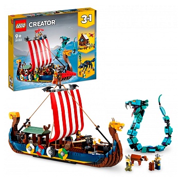 LEGO Creator 31132 - Корабль викингов и змея Мидгард