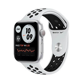 Умные часы Apple Watch 6 GPS 44мм Aluminum Case with Nike Sport Band