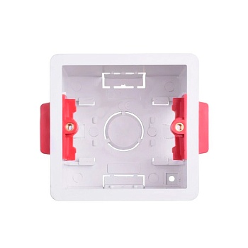 Монтажная коробка квадратная (подрозетник) для выключателей и розеток Aqara, Xiaomi, Mi, Livolo (установка в гипсокартон)